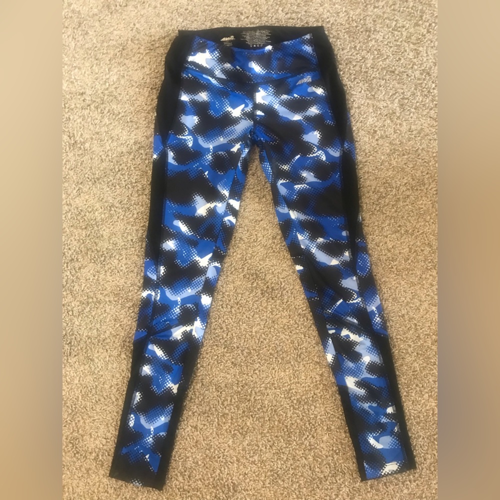 Avia Leggins blue camouflage Xs